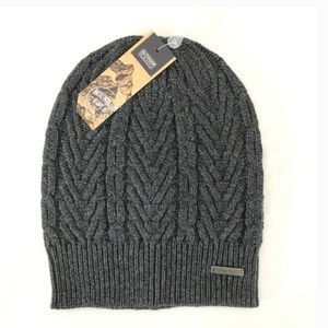 Outdoor Research Womens Kaylie Slouch Beanie Hat Cable Knit Gray One Size